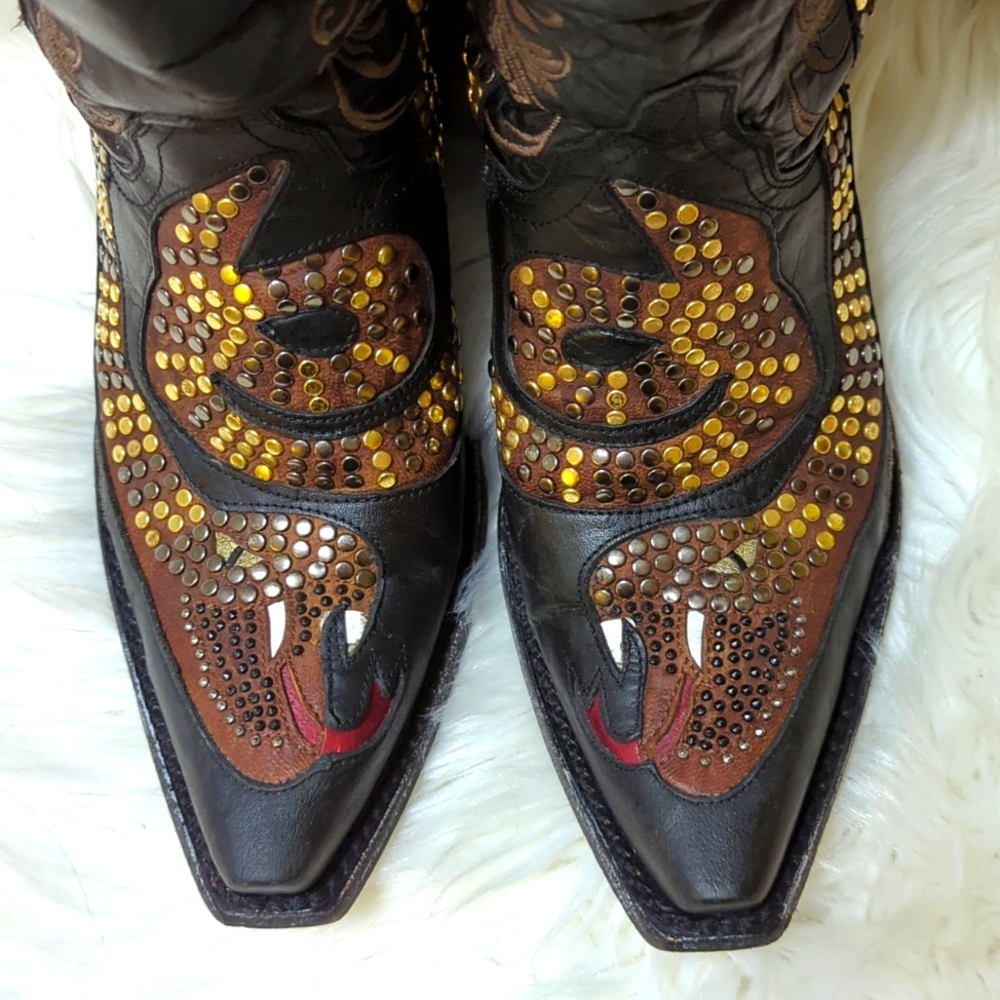Old Gringo Snake Cobra Cowgirl Cowboy Boots